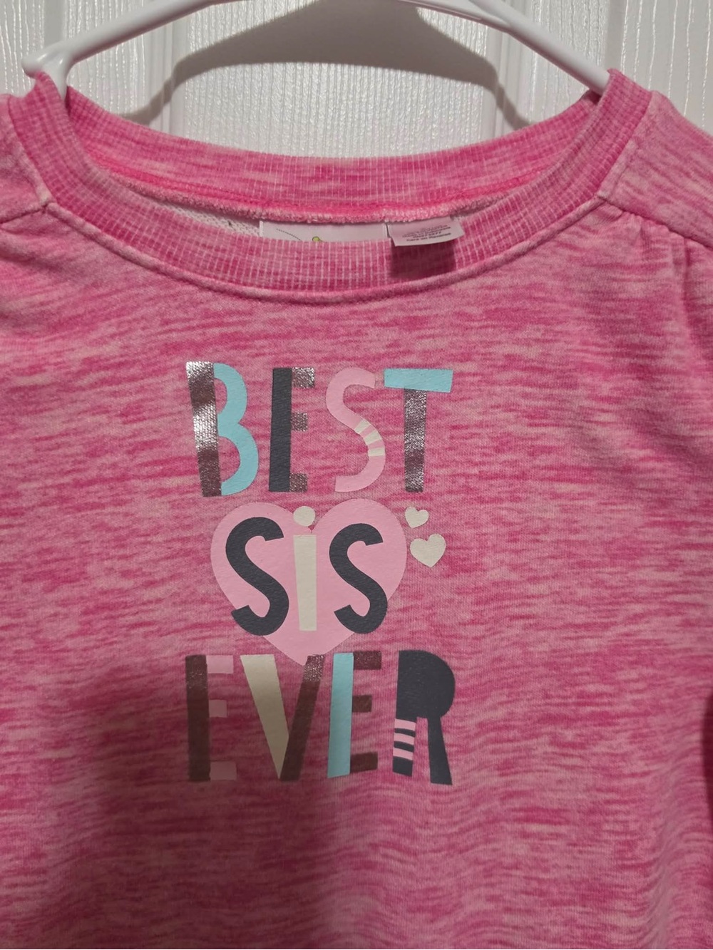 jumping beans Pink 'Best Sis Ever' Girls Sweatshirt Sister